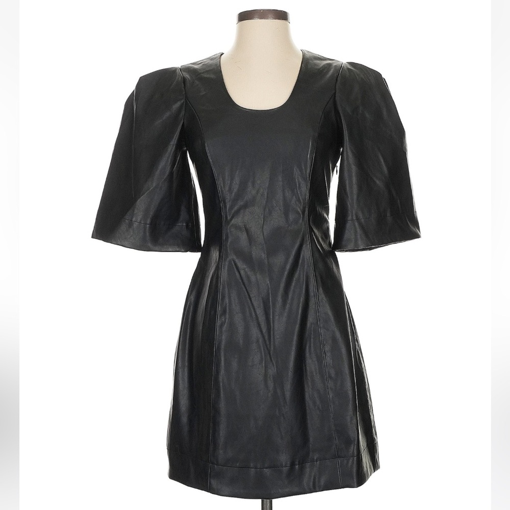 TUCKERNUCK
Black Leather Ariella Dress